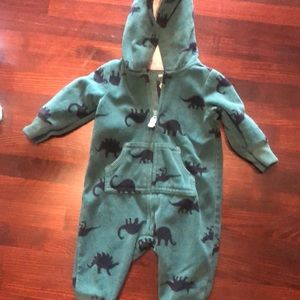 Baby boy fleece outfit